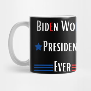 Biden Worst President Ever T-Shirt, Funny Political Humor Mug